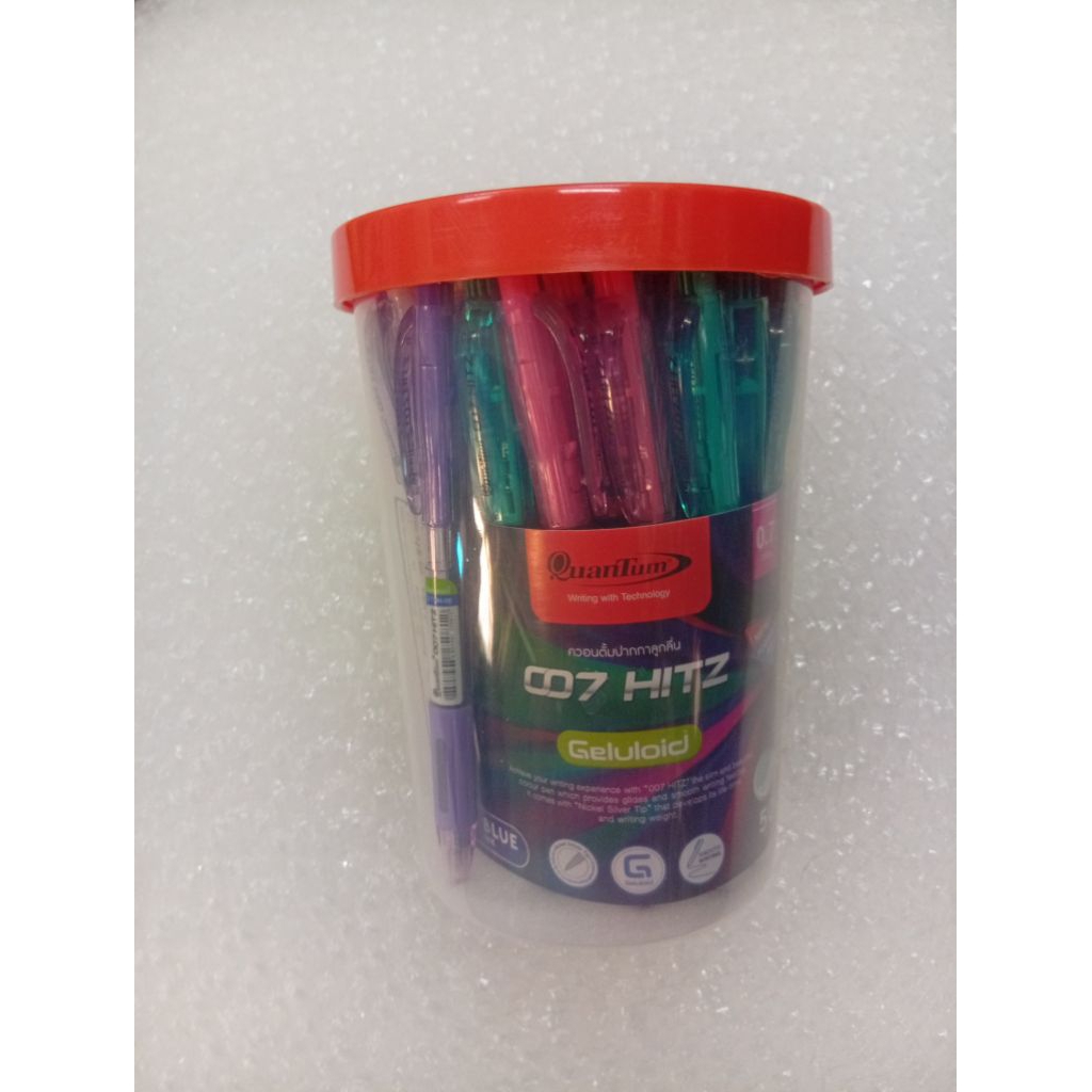 ปากกาลูกลื่น Quantum 007 Hitz หมึก Geluloid ลื่นไหล