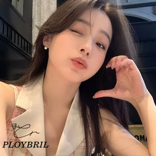 COD-ส่งเร็วจากไทย🎀ต่างหูแฟชั่น Bowknot ประดับไข่มุก สไตล์เกาหลี PLOYBRIL E036