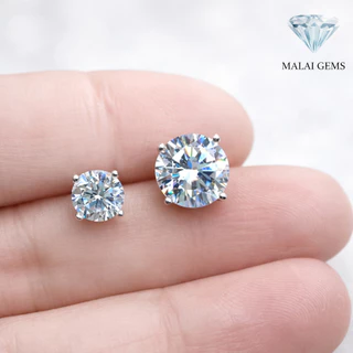 ต่างหูเพชรสวิส CZ แท้ 100% ไม่ลอก ไม่ดำ 💎 Malai Gems ต่างหูแฟชั่น ตุ้มหู มีใบรับประกัน มีส่งด่วนทันที🇹🇭