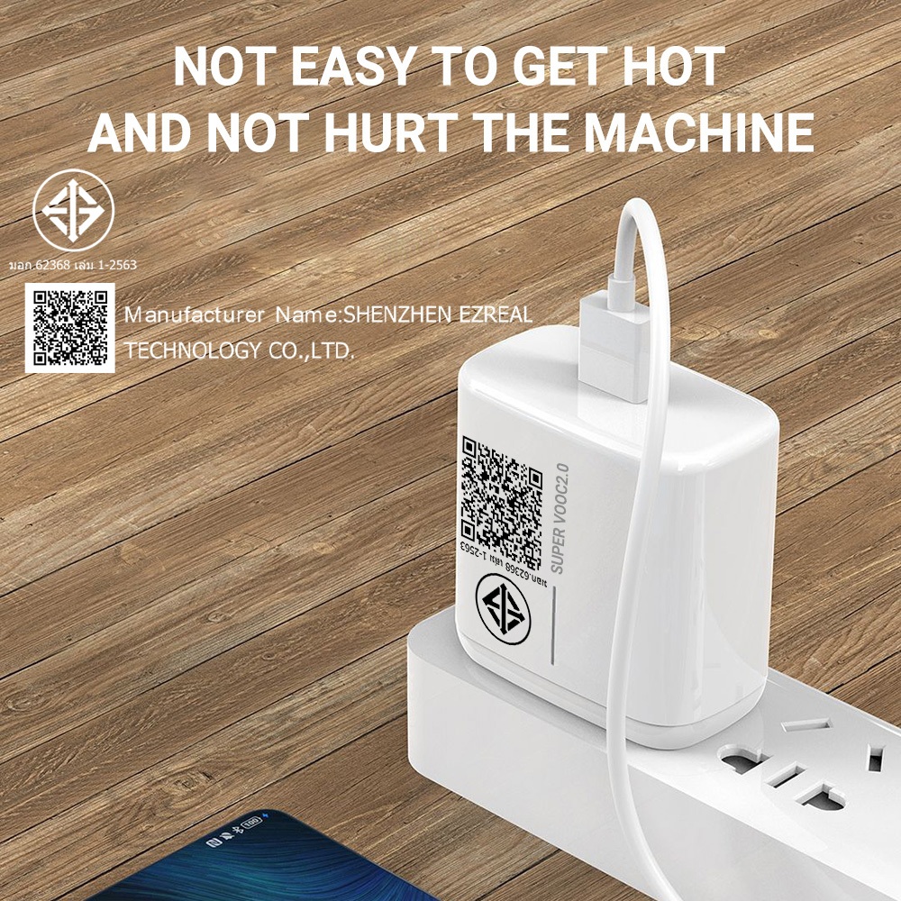 ที่ชาร์จเร็ว 65W USB QC3.0 อะแดปเตอร์ชาร์จสากลพร้อมสายเคเบิล Type-C สำหรับโทรศัพท์และแท็บเล็ต - รูปที่ 7