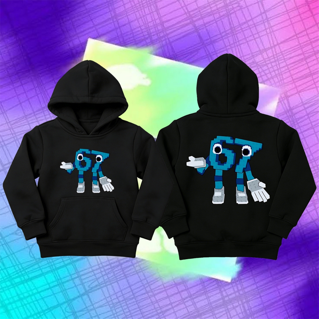 เด็ก เสื้อฮู้ด SIX SEVEN 67 STEALT AROT BRAIN ROBLOX KIDS TOP 120cm-150cm Kids Hoodie-children's top