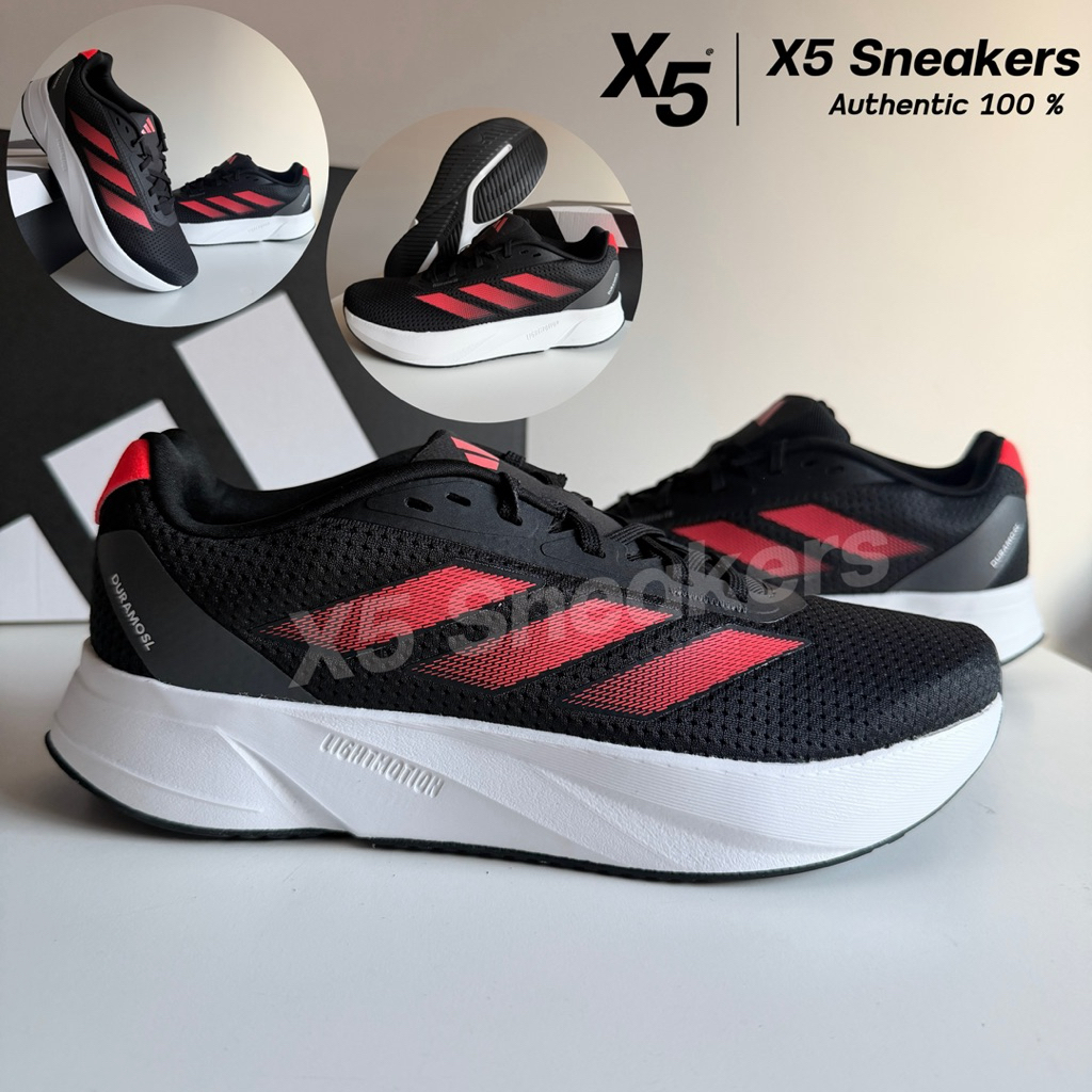 adidas ของแท้ 100% Duramo SL สีดำแดง