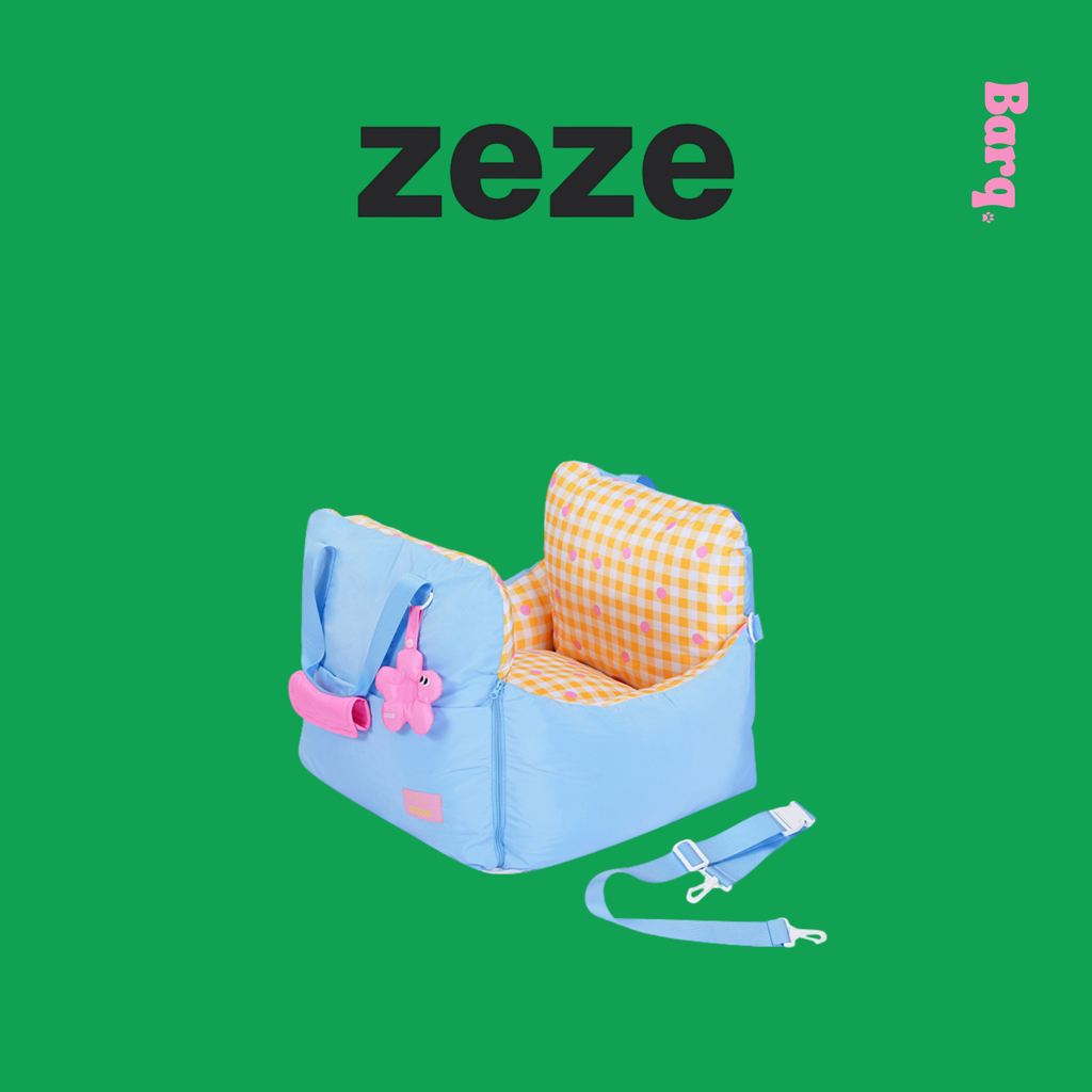 zeze คาร์ซีทสำหรับหมาแมว เบาะรองนั่งสัตว์เลี้ยง รุ่น Outdoor, Dots Pet Travel Carrier กระเป็าสัตว์เล