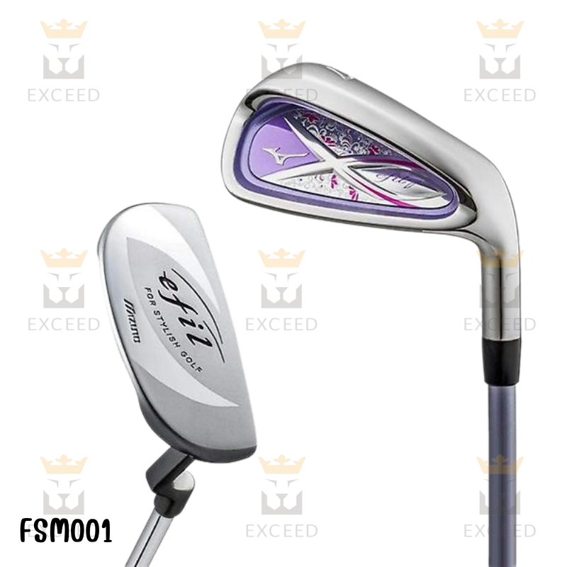 ชุดไม้กอล์ฟสุภาพสตรี MIZUNO รุ่น EFIL-7 (Lady) (FSM001) ประกอบด้วย 10 ไม้ Lob 13 ก้าน L พร้อมกระเป๋า - รูปที่ 4