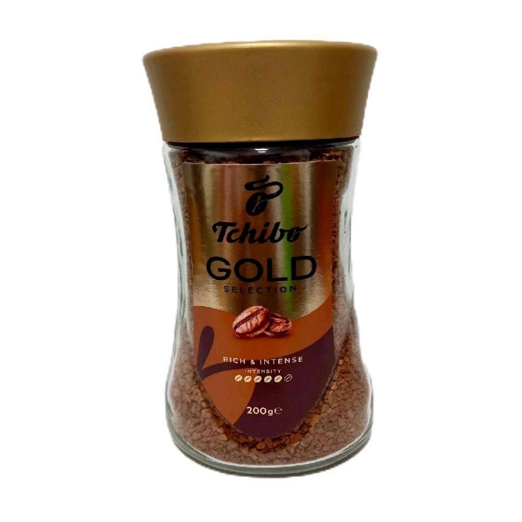 Tchibo ทชิโบ โกลด์ ซีเล็คชั่น กาแฟสำเร็จรูป100% ปริมาณ 200กรัม