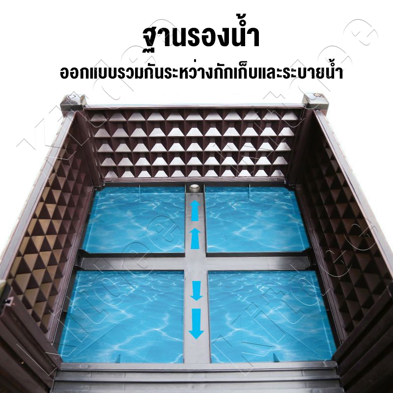 ยกด้านล่างขึ้น🔥กระบะปลูกผัก แข็งแรง ทนแดดทนฝน ไม่กรอบและไม่แตกหักง่าย Balcony Vegetable Planting Box - รูปที่ 3