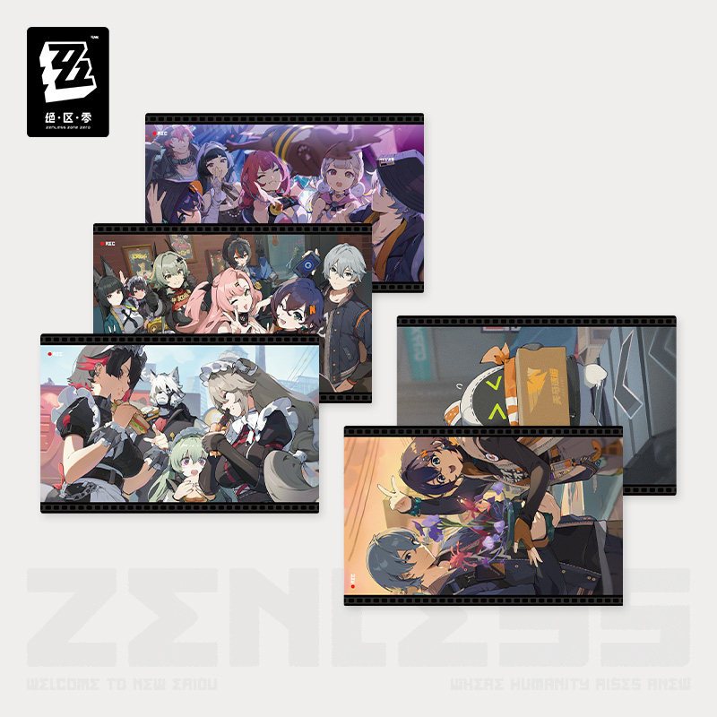[ พร้อมส่ง / Official ] Zenless Zone Zero The Past Collection Vol.3 Postcard Set ZZZ เซ็ต โปสการ์ด Wise Belle Ellen Eous