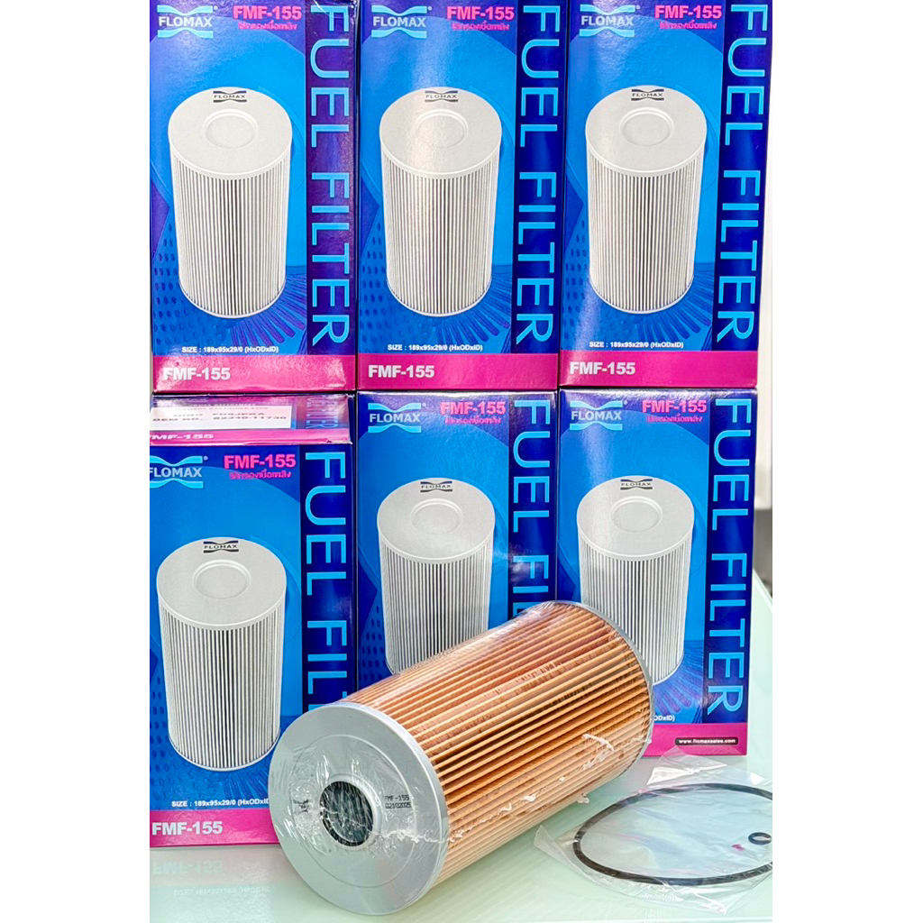 กรองโซล่า HINO 2P 8J P11C JO8E ยูโร 3 FLOMAX (FMF155) ส่งไว💯