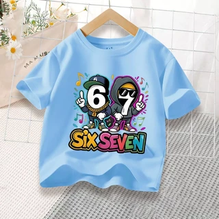 H1343 (ส่งจากไทย)เสื้อยืดเด็กแขนสั่ง ลายแฟชั่นสวยน่ารัก.ใส่ได้ทั้งเด็กชายและเด็กหญิง