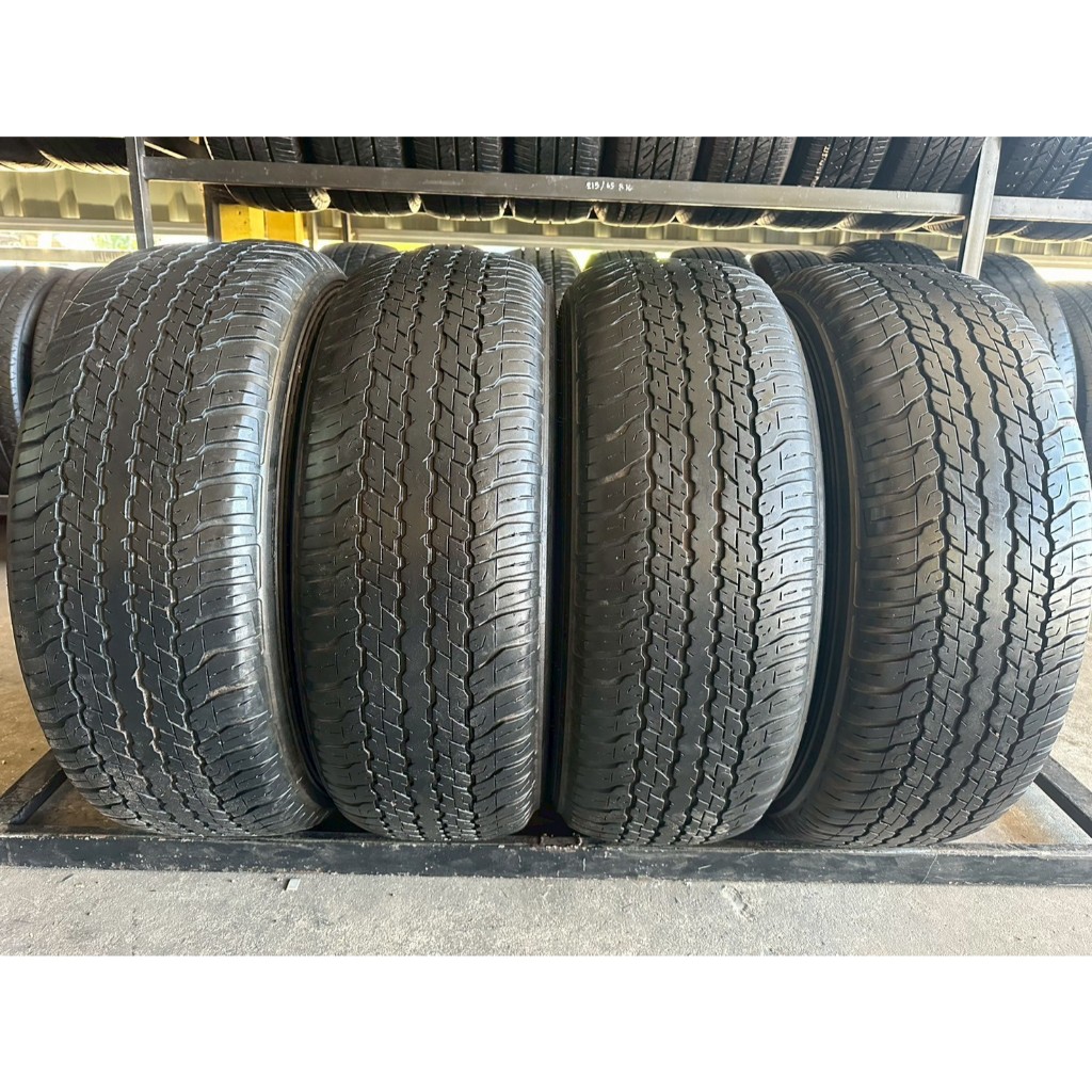 ยางมือสอง 265/65R17 dunlop ปี23 รับประกันยาง 30วันฟรีจุ๊มลม (ราคา/เส้น)