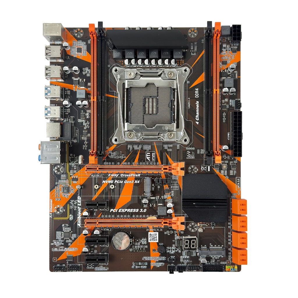 [มือสอง] เมนบอร์ด X99 ZX-99EV3 (LGA 2011-3) รองรับแรม DDR4 4 Channel / M.2 NVMe สภาพดี เทสผ่าน ประกั