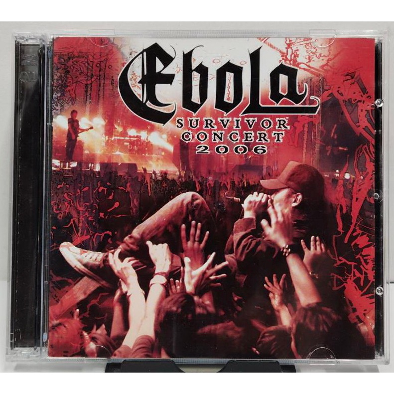 ซีดีเพลง CD EBOLA SUVIVOR CONCERT2006 บันทึกการแสดงสด ปกแผ่นสวยสภาพดีมาก แผ่นแท้