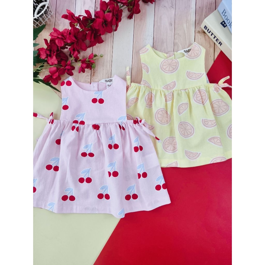 Cotton on iBaby เดรส แขนกุด 🍊🍒