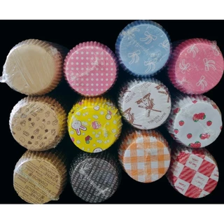 พร้อมส่ง กระทงทรงกลม ก้น8/9cm 300ชิ้น กระดาษรองอบขนมปัง