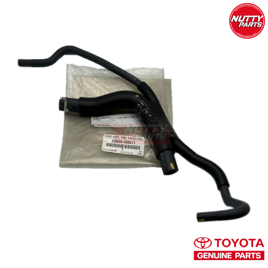 อะไหล่แท้ ท่อยางระบายไอที่ฝาวาล์ว TOYOTA VIOS NCP93 ,YARIS NCP91 ปี 07-12 ท่อยางระบายไอน้ำมันเบนซิน 23820-0M011