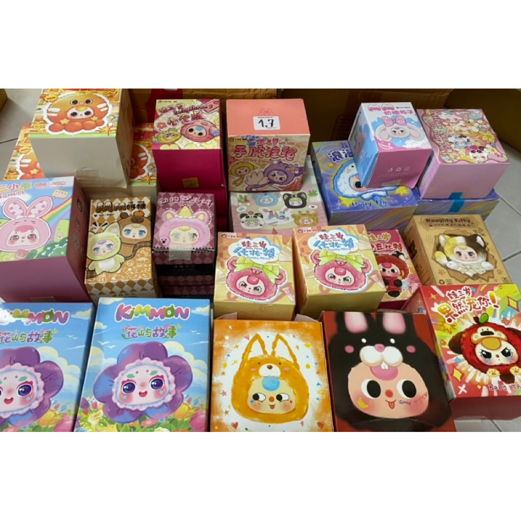 SALE ‼️  BABY THREE รวมเบบี้ทรี 🌈🐰🐻🌸[แบบเลือกตัว]