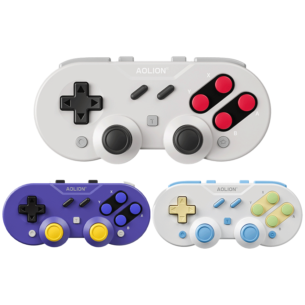 Aolion จอย RETRO Q10 จอยไร้สาย Nintendo Switch ทุกรุ่น / ios / Andriod และ ต่อสายกับ PC Aolion Q10 B