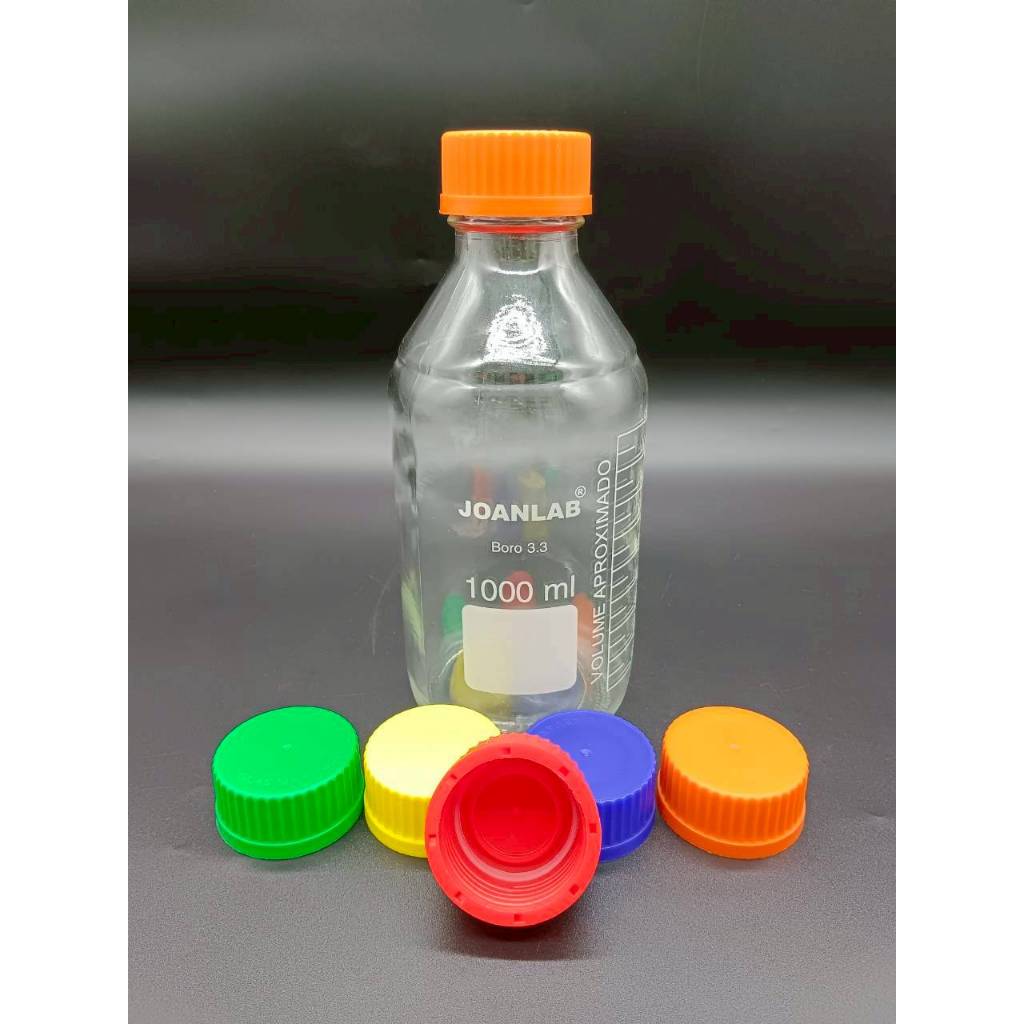 ฝาขวดดูแรน GL45 + pouring ring (ฝาขวดเก็บสาร) ใช้กับขวดดูแรนได้ ตั้งแต่ ขนาด 100 ml. ขึ้นไป