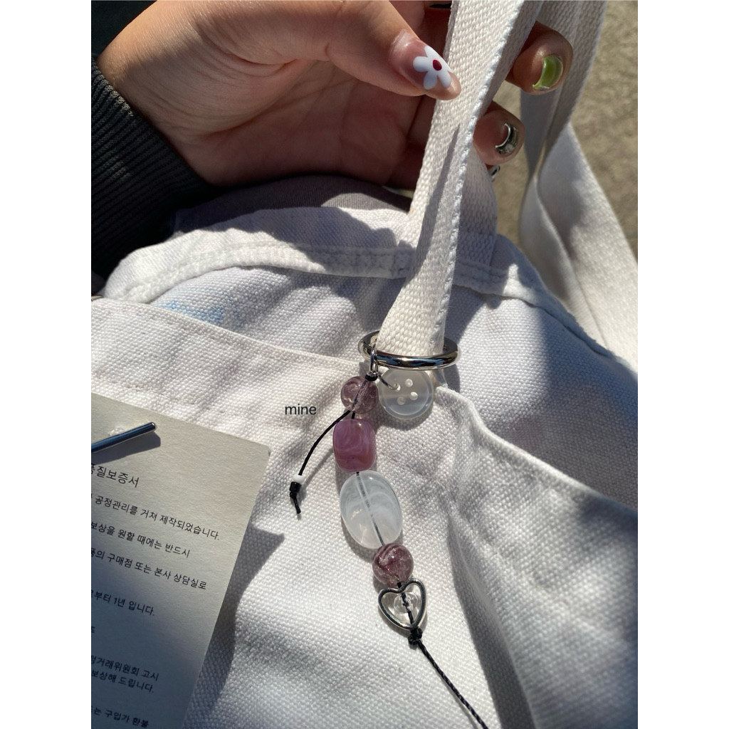 ˋℎ𝑎𝑛𝑑𝑚𝑎𝑑𝑒 :𝘭𝘦𝘦𝘮𝘪𝘯𝘦 ‧꒰ა ★ ໒꒱ Keychain/Bag charm (3)