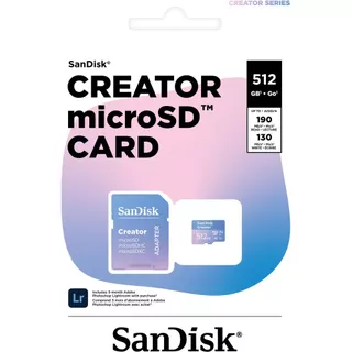 (ส่งด่วนกทม.) SanDisk Creator microSD A2 U3 V30 UHS-I Memory Card 128GB/256GB/512GB เมมโมรี่การ์ด (ประกันศูนย์)
