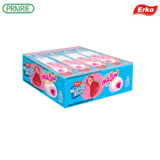 เออโก้ แมลโลว์สอดไส้รสสตรอเบอร์รี 17 กรัม (1 แพ็ค) / Erko Ma…