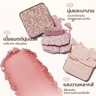 xixi พาเลตต์อายแชโดว์ 6 สี 【Free gifts】โทนสุภาพ แมตต์ โทนละมุน แต่งได้ทุกวัน