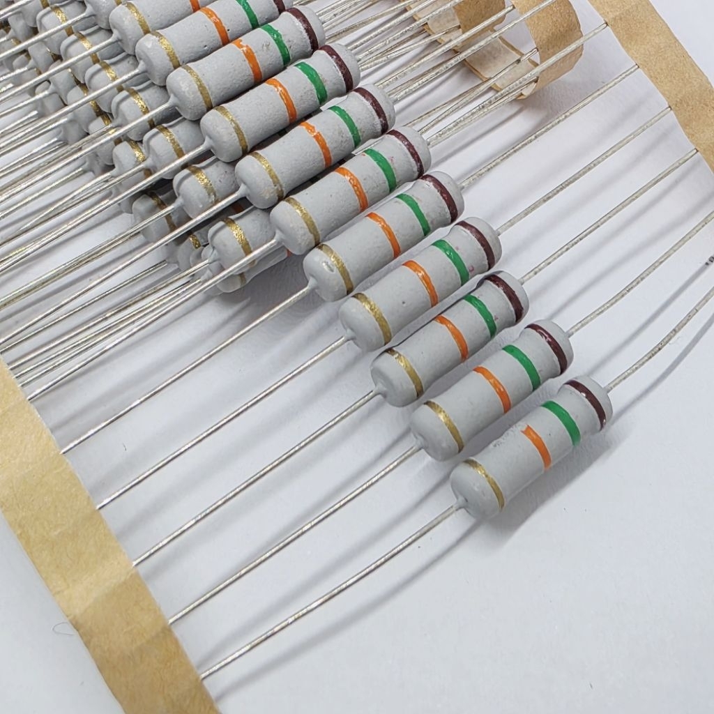 ( 10 ตัว / แพ็ค ) R 15K  , Resistor 2 วัตต์  , ค่าความผิดพลาด +-5% ตัวต้านทานแบบฟิล์มคาร์บอน ,Resist