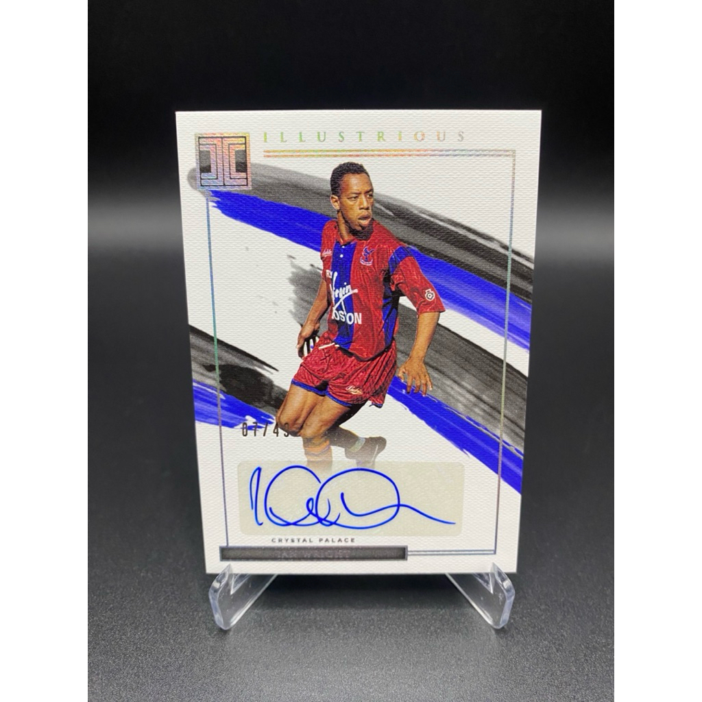 การ์ดฟุตบอล✍🏼ลายเซ็น Ian Wright | 2020/21 Panini Impeccable Premier League – Illustrious /49