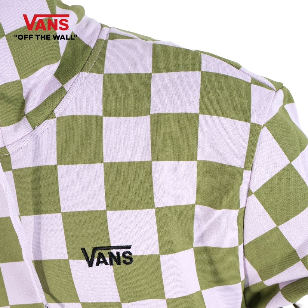 VANS هودي كاروهات — لافندر/زيتي — صورة 7
