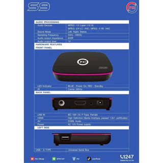 📌กล่องรับสัญญาณทีวีดาวเทียม PSI-S9 กล่องรับสัญญาณ PSI รุ่น S9 รุ่นใหม่ล่าสุด **แพ็ค 10 ตัว**