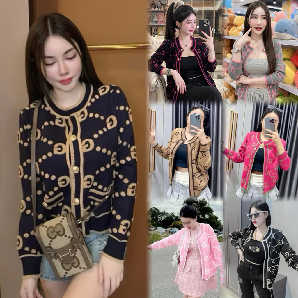 เสื้อGคลุมไหมพรมสเวตเตอร์ งานตามหา อก ”32-44++ “ พร้อมส่งในไทย