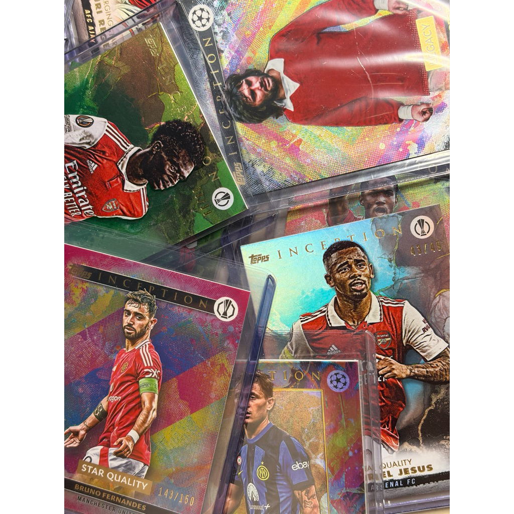 การ์ดฟุตบอลใบรัน Topps Inception Numbered Card