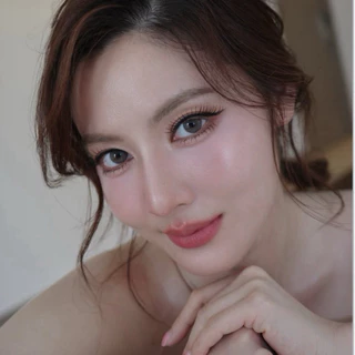 Glitzlens คอนแทคเลนส์รายเดือน วัสดุ Hydrogel Ultraslim สี Keth Gray [Dia14.5] เลนส์บางพิเศษ ใส่สบาย ยืดหยุ่นสูง