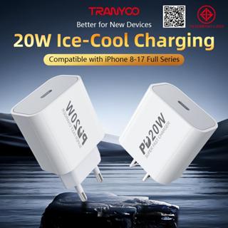 TRANYOO【TIS】AP1 ที่ชาร์จโทรศัพท์มือถือ PD20W ชาร์จเร็วพิเศษ …