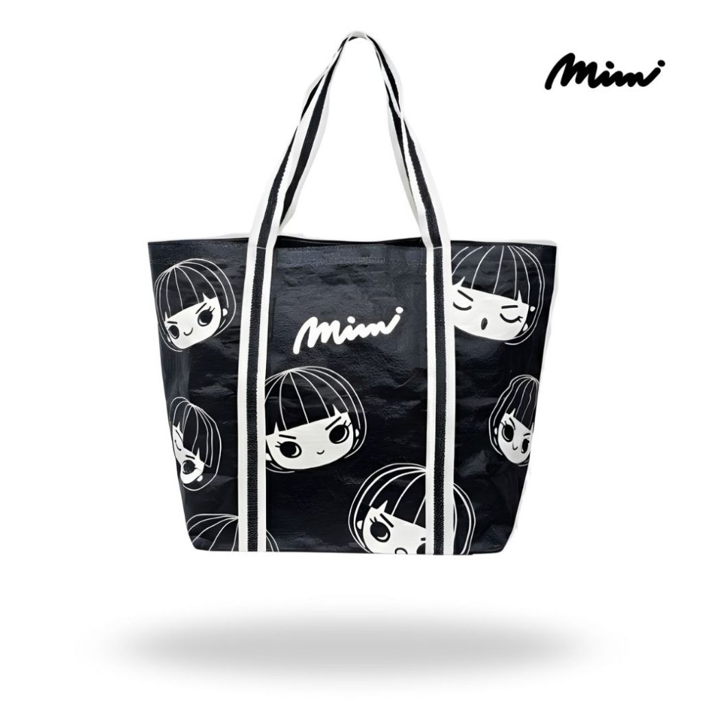 Mimi กระเป๋าใส่ของรักษ์โลก ลาย A Bag With Lucky Chains (AX02BL)