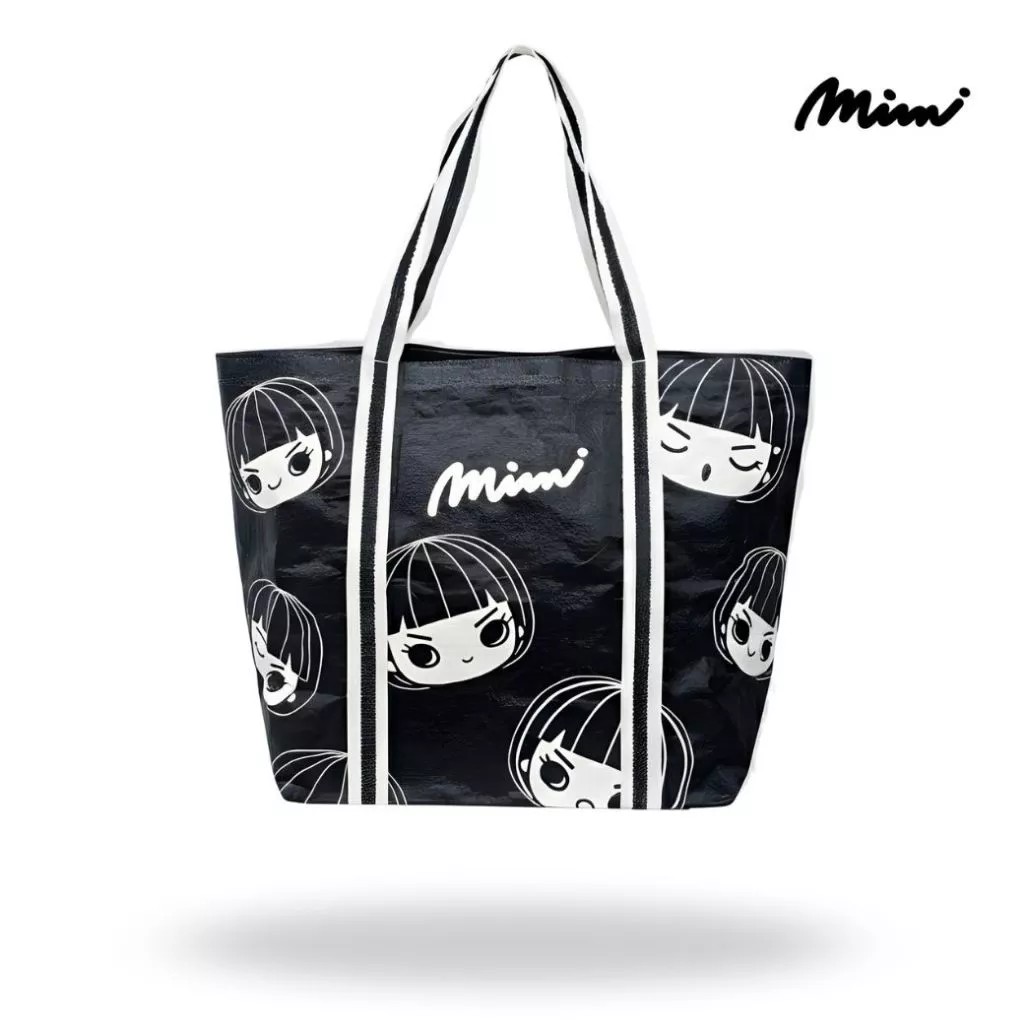 Mimi กระเป๋าใส่ของรักษ์โลก ลาย A Bag With Lucky Chains (AX02BL)