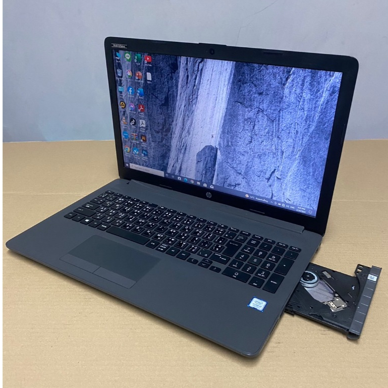 โน๊ตบุ๊คมือสอง HP 250/G7 Core i3gen7(RAM:4-8gb/m2ssd:128gb)จอ15.6" มีไวฟายในตัว มีกล้องหน้าและบลูทูธ