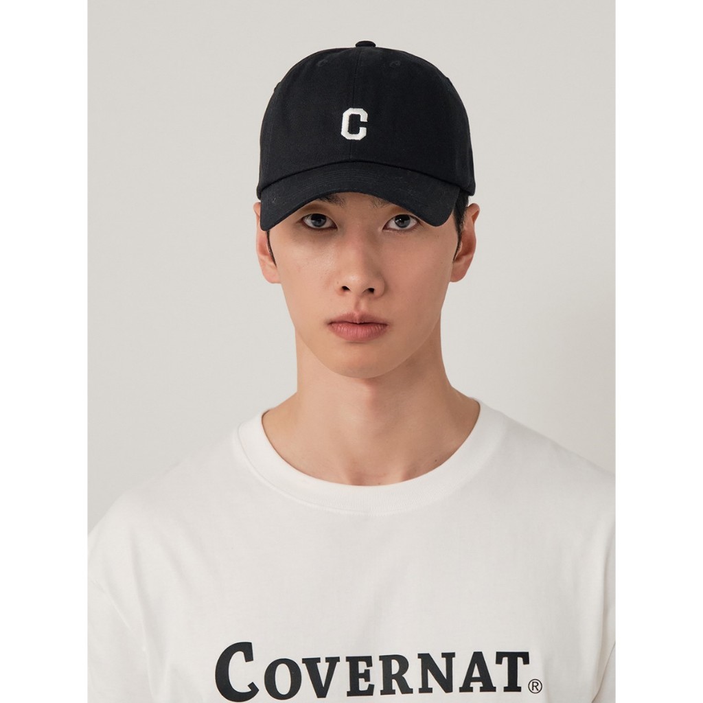 COVERNAT قبعة Small C Logo — أسود — صورة 2