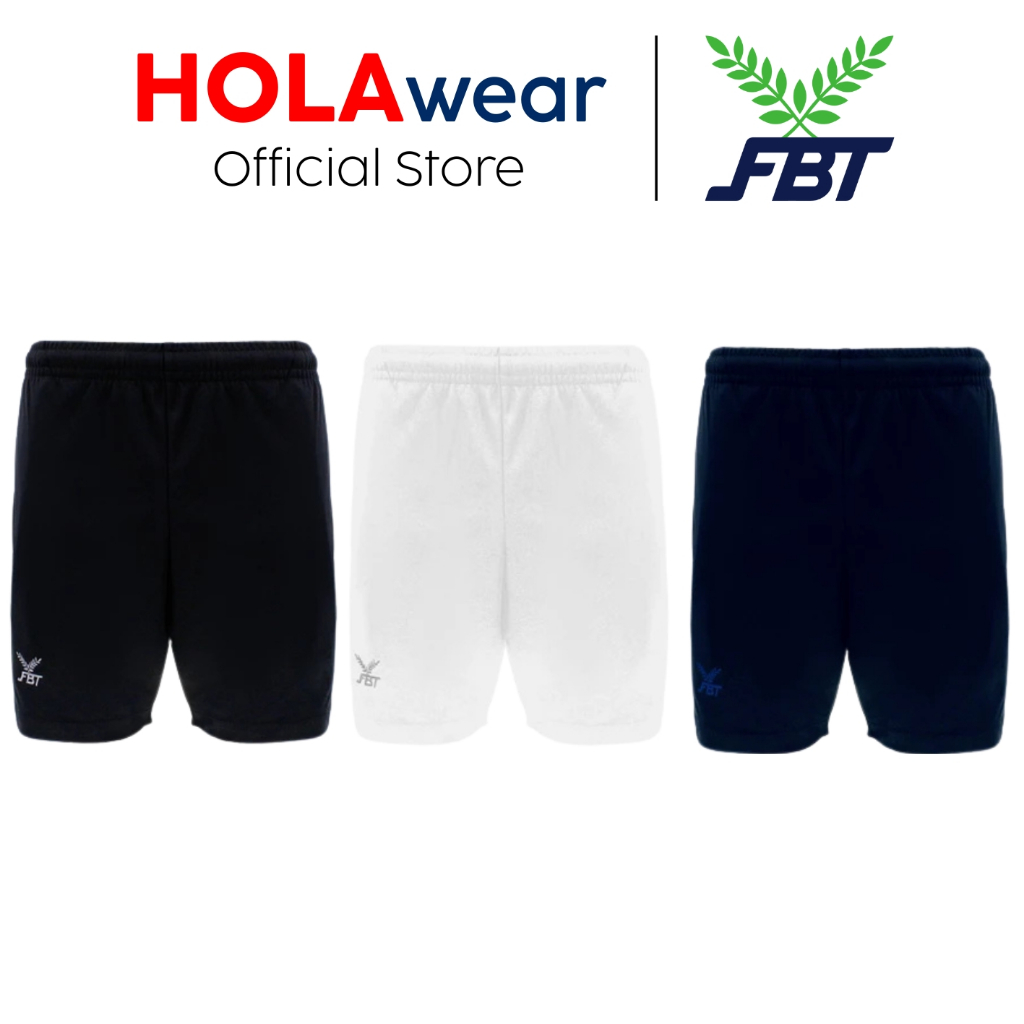 กางเกงกีฬาขาสั้น FBT C2B201 J9B230 มีกระเป๋า มีเชือกเอว ผ้าไมโคร