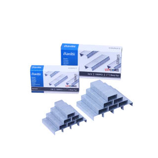 Bantex ลวดเย็บกระดาษ ขนาด 24/6,10mm ลูกแม็ก ลวดแม็ก ลวดเย็บเอกสาร Staples Silver