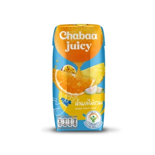 CHABAA น้ำผลไม้รวม 40% 180 มล. ยกลัง (36 กล่อง)