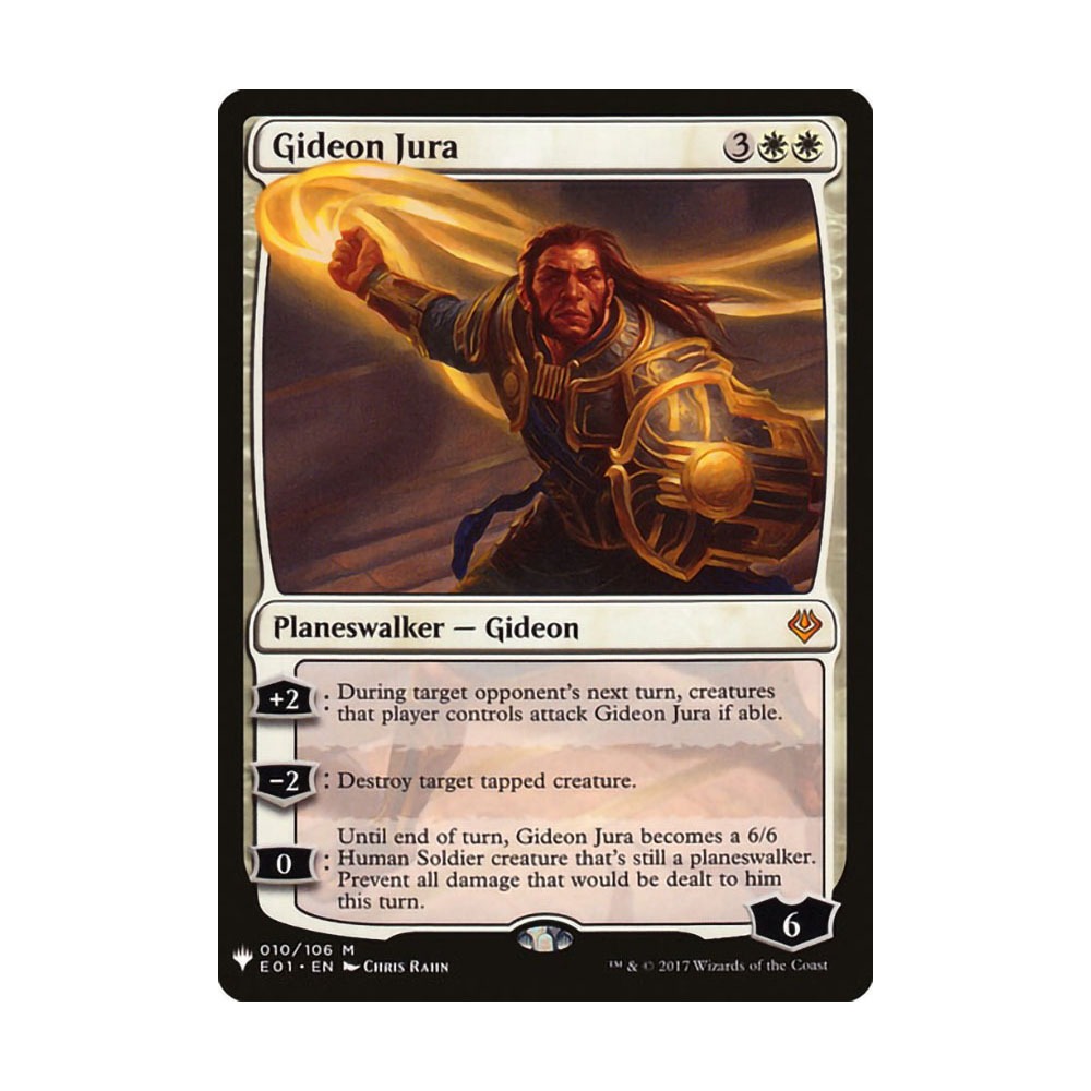 [MTG] Gideon Jura [LIST] [WHITE] [M] - Magic the Gathering SINGLES