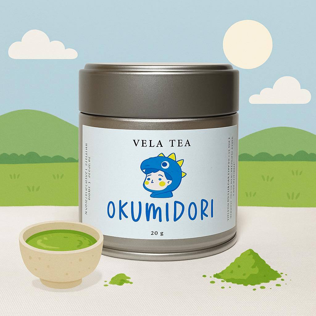 Vela Tea • ベラティー Matcha Okumidori Nutty Sweet Creamy มัทฉะชาเขียว Okumidori