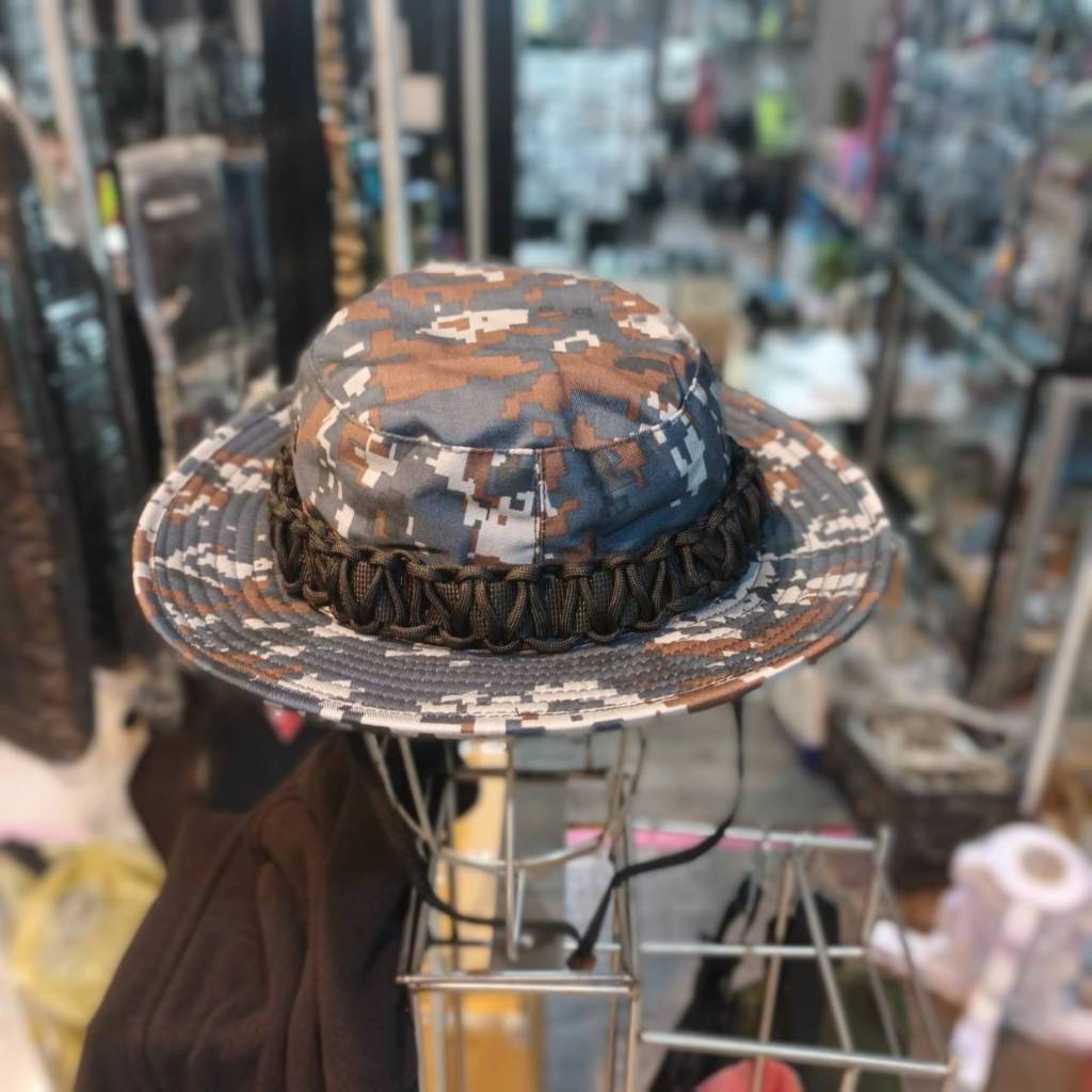 Tec40 THAI ARMY Boonie Hat Head Cover UNIT 02 Paracord550 6.5m หมวก หมวกปีก MADE IN THAILAND Tec40st
