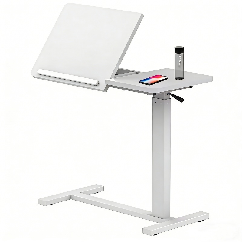 โต๊ะคอมพิวเตอร์พับได้ โต๊ะยกแบบนิวแมติก โต๊ะเขียนหนังสือสำหรับเด็ก โต๊ะมีล้อ โต๊ะรับประทานอาหาร - รูปที่ 5