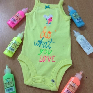 01-D102 สีเพ้นท์ผ้ากาวร่างเส้น 3 มิติเส้นนูน สีดำแม่สี Patty 3d doodle fabric paint (black slick)