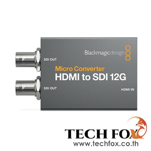 Blackmagic Design Micro Converter HDMI to SDI 12G ตัวแปลงคุณภาพการออกอากาศ HDMI เป็น SDI 12G