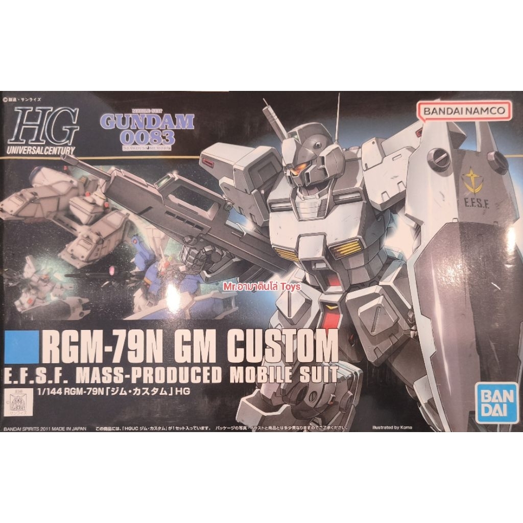 Bandai HG RGM-79N GM Custom