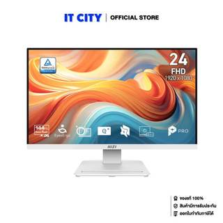 MSI Monitor PRO MP241W E14V - 23.8"/VA/144Hz/1ms/Adaptive-Sync/3Y*3(White) MNL-002409