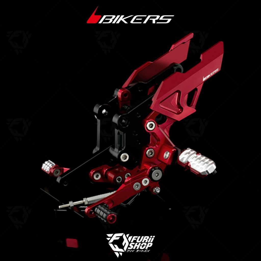 ชุดเกียรโยง BIKERS K0218 NINJA250/300 Z250/300 (2013-2016) สีแดง